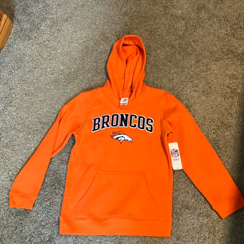 Broncos NFL Hoodie. Youth M10/12